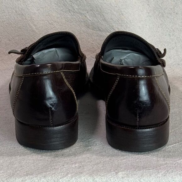 Vintage Cole Haan Buckle Strap Loafers Mens Size 11N - Picture 10 of 16